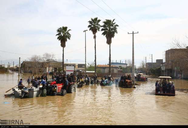 کمک دولت به سیل زدگان گلستان مستمر باشد