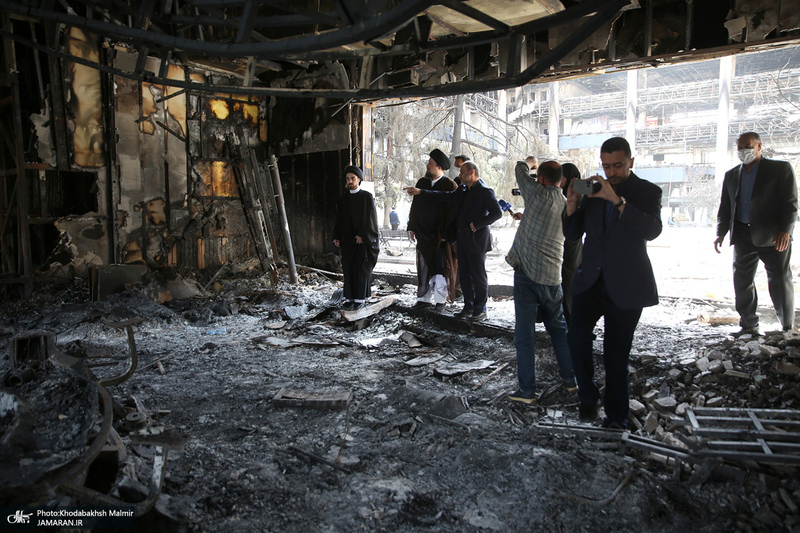 بازدید سید حسن خمینی از ساختمان شیشه ای صداوسیما