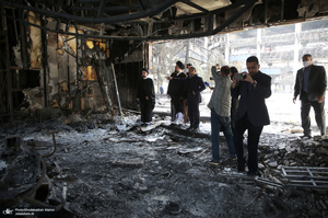 بازدید سید حسن خمینی از ساختمان شیشه ای صداوسیما