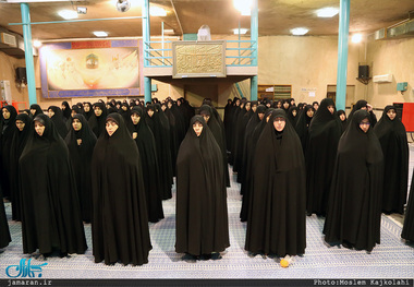 مراسم تحلیف و اختتامیه دوره های عمومی بدو خدمت پاسداری خواهران 