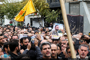 مراسم وداع و تشییع پیکر شهید مدافع حرم حمیدرضا ضیائی