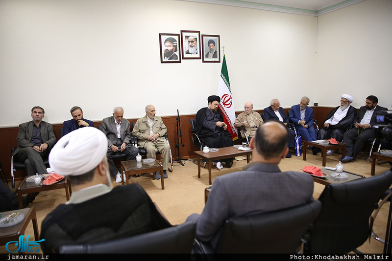 دیدار اعضای شورای مرکزی حزب موتلفه اسلامی با سید حسن خمینی 