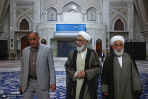 دیدار حجت الاسلام و المسلمین مصطفی پور محمدی با سید حسن خمینی