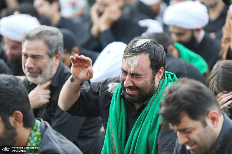 مراسم عزاداری شهادت حضرت علی(ع) با حضور آیت الله العظمی وحید خراسانی