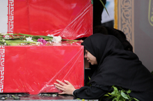 تشییع پیکر ۱۰۰ شهید مردمی و مدافع امنیت در تهران -1