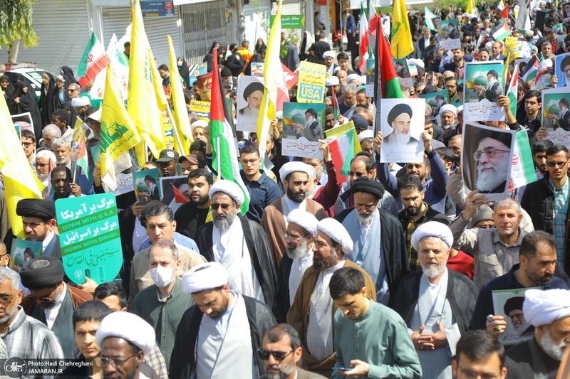 راهپیمایی باشکوه روز قدس در قم -2