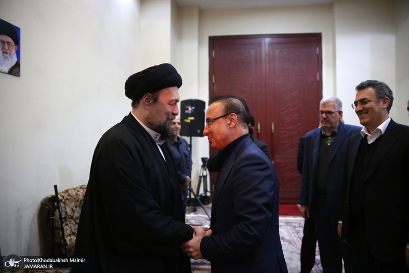 دیدار وزیر ارتباطات و معاونین با سید حسن خمینی