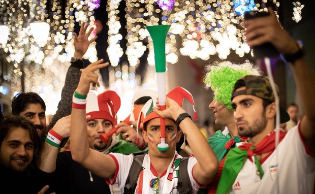 هواداران تیم ملی فوتبال در یزد به خیابان آمدند