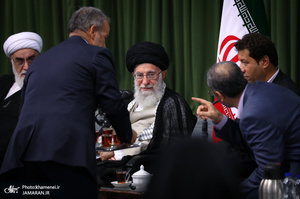 دیدار جمعی از شاعران و اهالی فرهنگ و ادب با رهبر معظم انقلاب