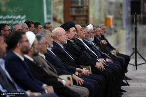 مراسم تجدید میثاق رئیس و نمایندگان مجلس شورای اسلامی با آرمان های امام خمینی (س)