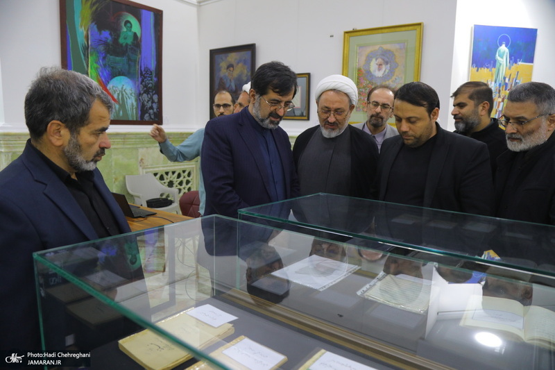 مراسم افتتاح دهمین نمایشگاه قرآن و عترت استان قم در مجتمع فرهنگی یادگار امام‎