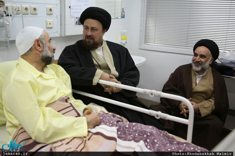 عیادت سید حسن خمینی از حجت الاسلام و المسلمین نقویان
