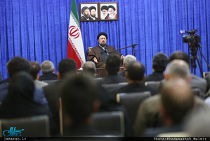 دیدارجمعی از فعالان ستادهای انتخاباتی دکتر روحانی با سید حسن خمینی