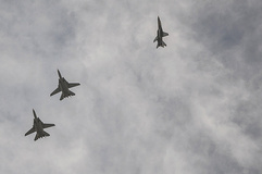 تمرین رژه جنگنده های نیروی هوایی ارتش انجام شد