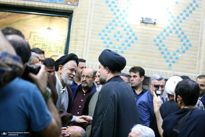 مراسم یادبود حاجیه خانم خدیجه خاتمی در مسجد امیرالمومنین (ع) -2