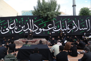 مراسم عزاداری شهادت حضرت امام علی(ع) با حضور آیت الله العظمی وحید خراسانی