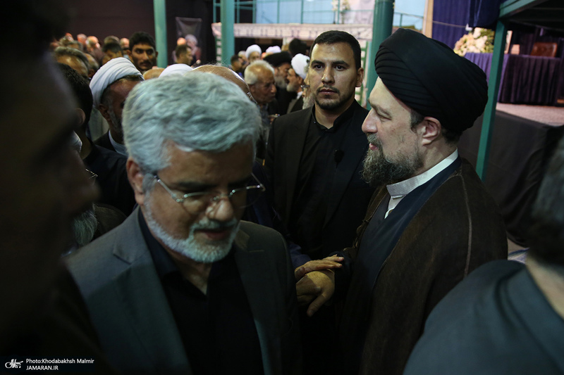 مراسم بزرگداشت آیت الله حسن صانعی (ره) در حسینیه جماران -1