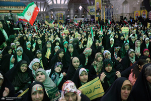 اجتماع باشکوه نوجوانان آرمانی لشکر قدس در حرم مطهر امام خمینی (س)