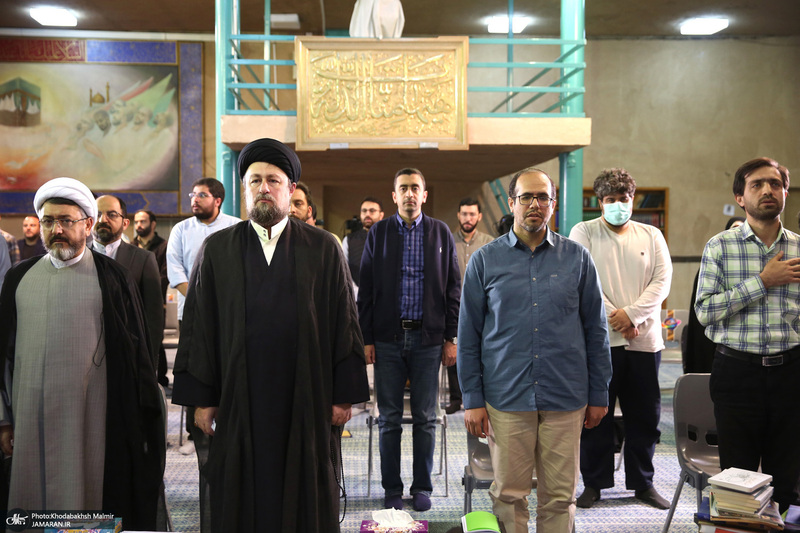 دیدار اعضای جبهه فرهنگی نقلاب اسلامی با سید حسن خمینی