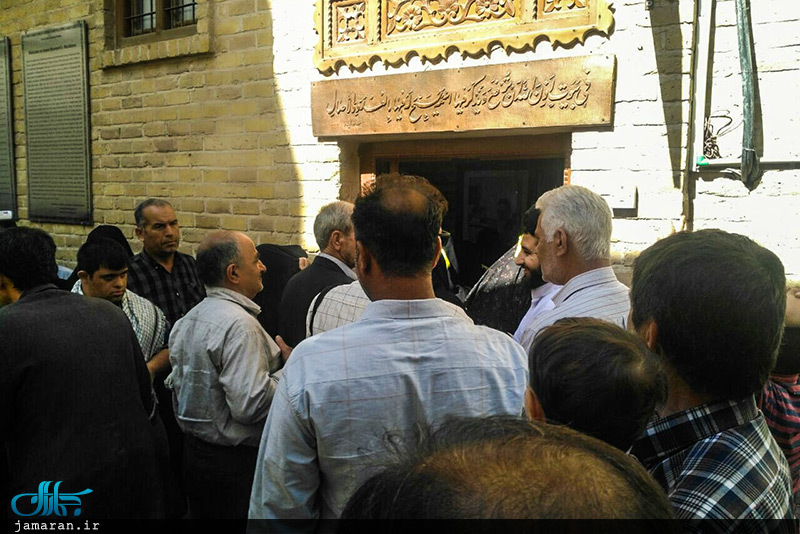 بازدید زائران ایرانی و غیر ایرانی عتبات از بیت حضرت امام در نجف