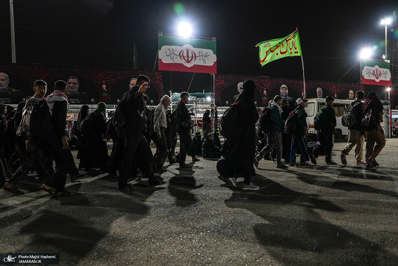 هم قدم با زائران کربلا؛ مرز شلمچه