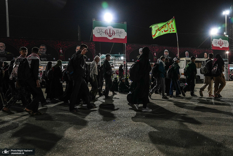 هم قدم با زائران کربلا؛ مرز شلمچه