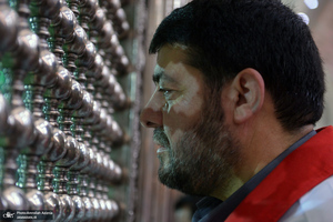 بدرقه 22 هزار امدادگر هلال احمر از جوار حرم امام خمینی (س)