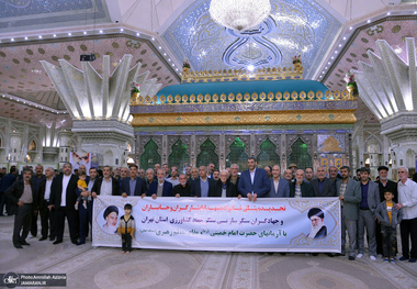 تجدید میثاق خانواده شهدا، ایثارگران و جانبازان جهاد کشاورزی با آرمان های حضرت امام (س)