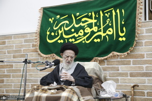 عمامه گذاری طلاب توسط مراجع عظام تقلید در روز میلاد امام علی (ع)‎