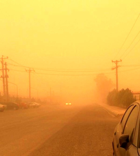 کاهش دید افقی و کیفیت هوا در چهارمحال و بختیاری