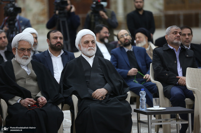 تجدید میثاق رئیس قوه قضاییه و جمعی از اعضای دستگاه قضا با آرمان های حضرت امام خمینی (س)-2