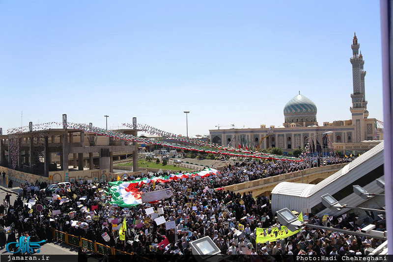 راهپیمایی با شکوه روز جهانی قدس در قم