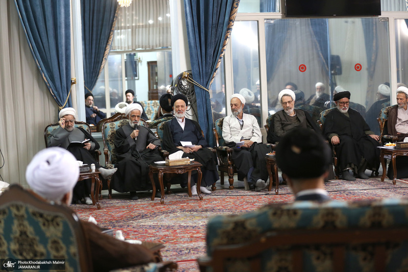 دیدار مجمع روحانیون مبارز و مجمع محققین حوزه علمیه قم با سید حسن خمینی