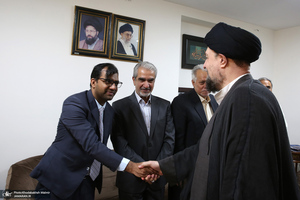 دیدار سفیر پاکستان با آیت الله سید حسن خمینی