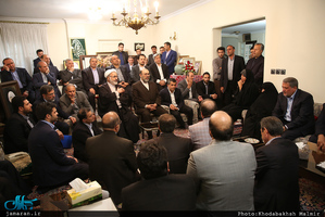دیدار اعضای هیات رییسه و مدیران استانی دانشگاه آزاد اسلامی با خانواده مرحوم آیت الله هاشمی 