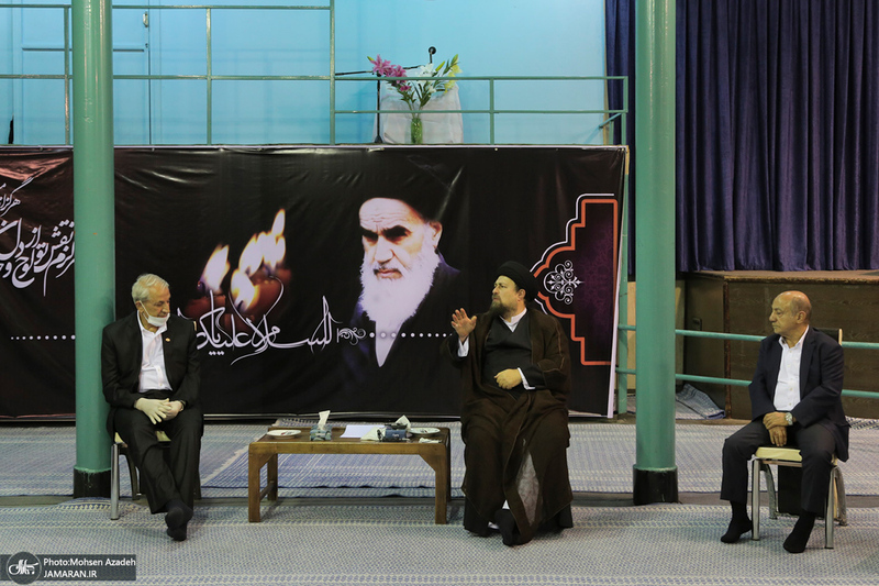 دیدار خیرین مدرسه ساز شهر تهران با سید حسن خمینی