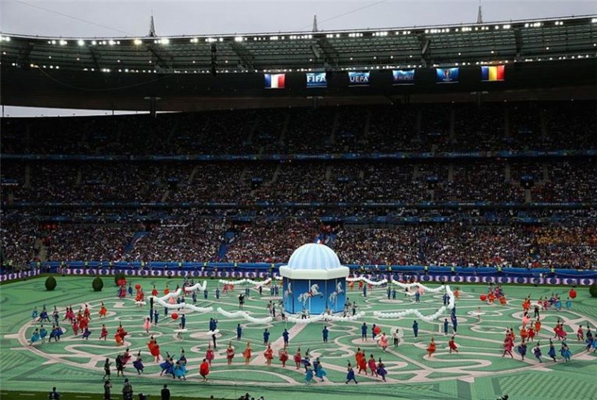 گزارش تصویری مراسم افتتاحیه یورو ۲۰۱۶