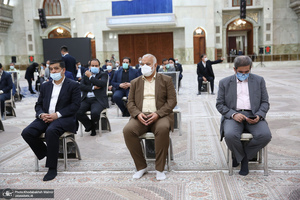 تجدید میثاق رئیس و اعضای دوره جدید شورای اسلامی شهر تهران با آرمان های امام خمینی(س)