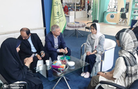 غرفه معاونت بین الملل موسسه تنظیم و نشر آثار امام خمینی (ره) در نمایشگاه کتاب