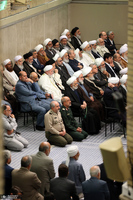 دیدار مسئولان نظام، سفرای کشور‌های اسلامی و مهمانان کنفرانس وحدت با رهبر انقلاب