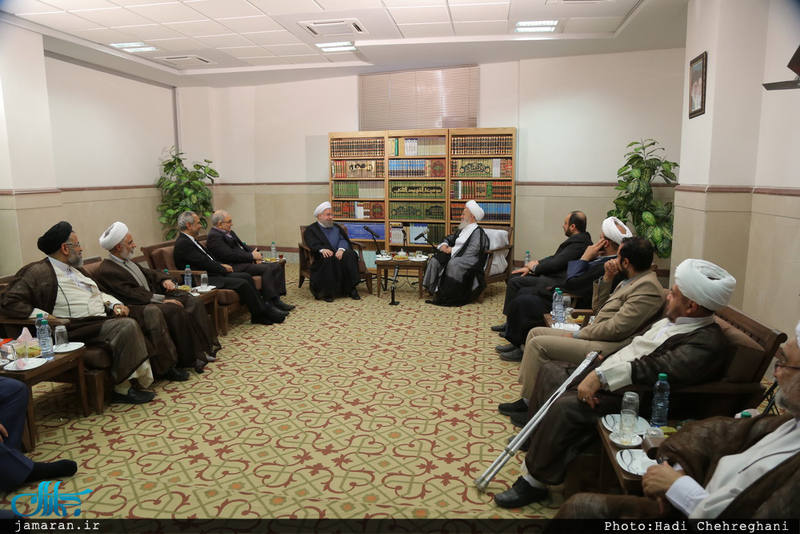 سفر رئیس جمهور روحانی به قم 