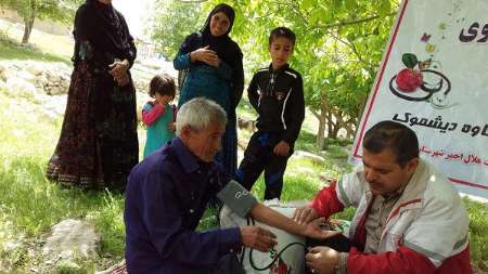 اعزام دومین کاروان سلامت هلال احمر به منطقه محروم آجم در کهگیلویه