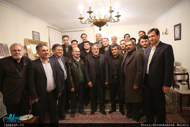 حضور شخصیت های علمی، فرهنگی و سیاسی در منزل آیت الله هاشمی رفسنجانی(ره)