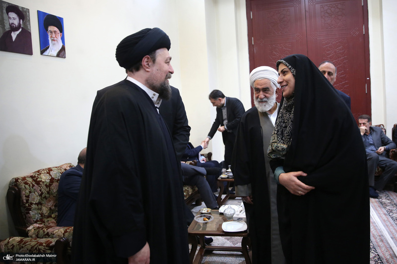 حاشیه دیدار نمایندگان مجلس با سید حسن خمینی