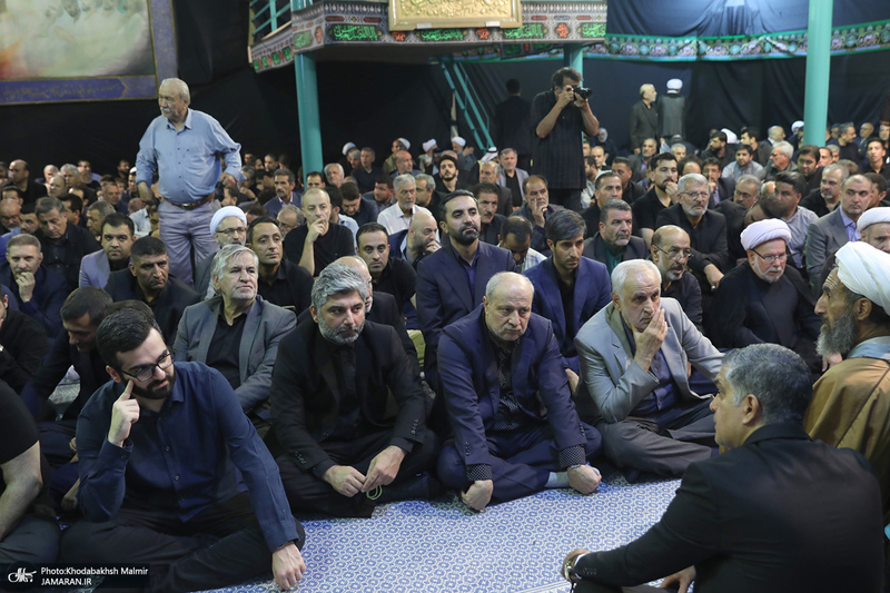مراسم بزرگداشت همسر آیت الله موسوی بجنوردی (ره) در حسینیه شماره یک جماران-2