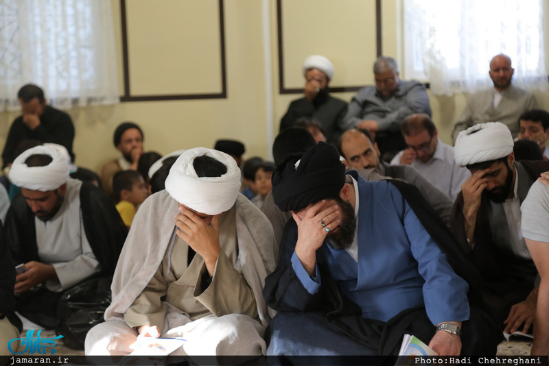 مراسم دعای عرفه در محضر استاد امجد 