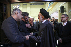 مراسم ختم مهیندخت خاتمی