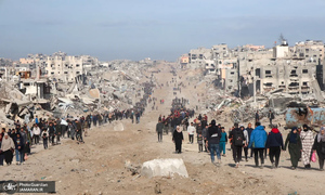 تصاویر هوایی از  ویرانی‌ها و خسارت‌ها در غزه پس از آتش‌بس