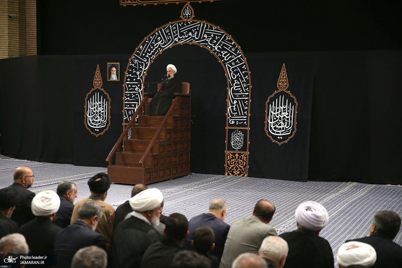 اولین شب عزاداری حضرت اباعبدالله الحسین (ع) در حسینیه امام خمینی