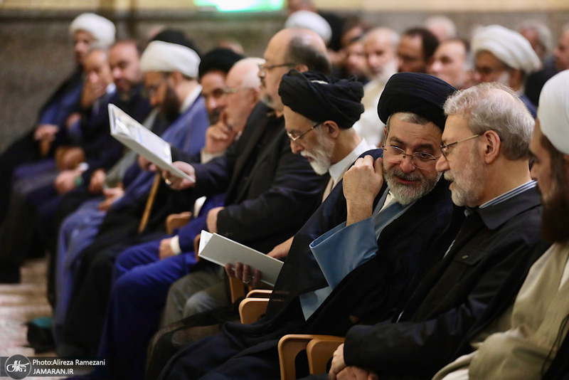 مراسم ختم همسر آیت الله سید علی سیستانی